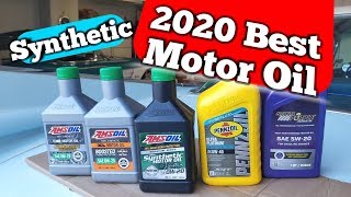 2020 Best synthetic motor oil AMSOIL [upl. by Akenaj]