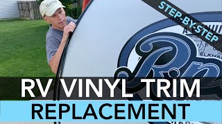 RV Vinyl Trim Insert Replacement – StepByStep Process [upl. by Adaiha76]