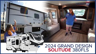 2024 Grand Design Solitude 380FL Walkthrough [upl. by Anoo470]