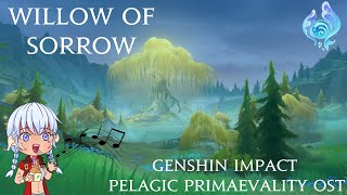 Genshin Impact  Willow of Sorrow 1 Hour OST Loop [upl. by Enehpets424]