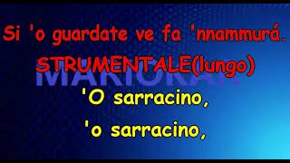 Medley Napoletane funiculu funiculao sarracinoo surdato innamorato karaoke [upl. by Gow]