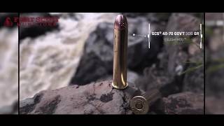 Fort Scott Munitions™ 300 gr 4570 TUI™ vs Clear Ballistics Gel [upl. by Eseyt]