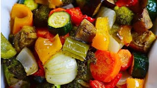 Easy oven roasted vegetables recipe [upl. by Altman877]