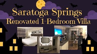 Newly Renovated Saratoga Springs 1Bedroom Villa  Room Tour  DVC [upl. by Eldwin]