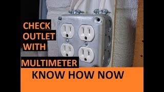 How to Test an Outlet With a Multimeter [upl. by Lavicrep]