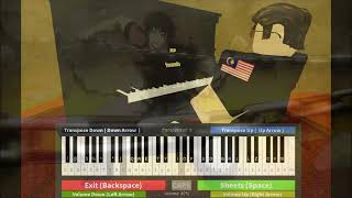 Playing If I Am With You Roblox Piano Sheet [upl. by Arte386]