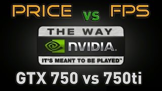 NVIDIA GeForce GTX 750 vs GTX 750 Ti Benchmark  Buyers Guide [upl. by Rostand]