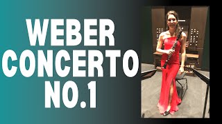 Weber Clarinet Concerto No1 Op 73  Selin Gürol [upl. by Bab54]