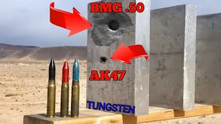 BMG 50 VS TUNGSTENWORLDS ROUGHEST METAL [upl. by Animor]