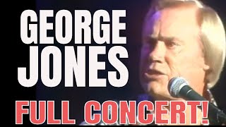 George Jones In Concert  Live in Knoxville Tennessee  Full Show [upl. by Akinimod472]