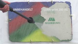 AntiGraffiti Anwendung  LUBAprint 280 AG [upl. by Egwan]