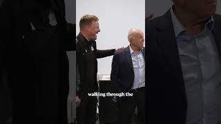 80yearold lifelong Newcastle fan David surprised by Eddie Howe in latest episode of onnected ❤️ [upl. by Danya]