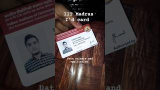 IIT Madras Id card [upl. by Eniowtna]