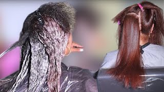 Dying Natural Hair Red WITHOUT BLEACH No Damage [upl. by Sirrot466]