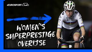 CycloCross Superprestige Overijse 2023  Van Empel Gets Third Win  Womens Highlights  Eurosport [upl. by Nena134]