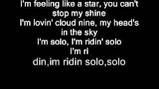 ridin solo lyrics [upl. by Udenihc]