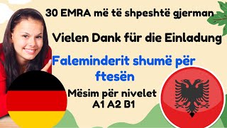 30 Emrat më të shpeshtë gjerman  Mësim për nivelet A1 A2 B1  Pjesa e Katërt [upl. by Christa194]