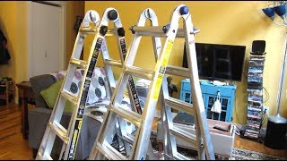 Gorilla Ladder and Werner MultiPosition Ladder Comparison [upl. by Nohs]