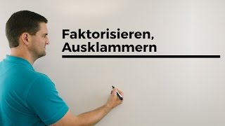 Nullstellen Faktorisieren Ausklammern  Mathe by Daniel Jung [upl. by Ihcekn]