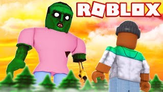 FIGHTING THE BOSS ZOMBIE  Roblox Zombie Attack [upl. by Lynnworth]