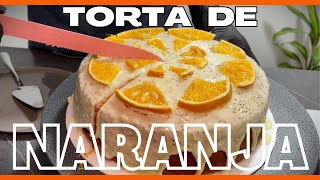 Receta paso a paso de torta de naranja ESPONJOSA y DELICIOSA [upl. by Zeculon]