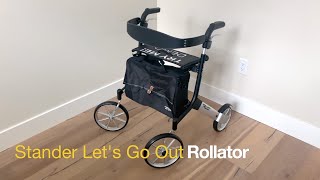 Stander Lets Go Out Rollator Set Up [upl. by Winston357]