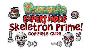 Terraria Skeletron Prime Guide Expert Mode amp Normal Too Drops Arena All Classes amp Platforms [upl. by Anemij182]