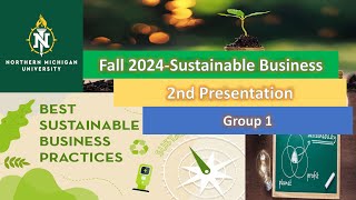 2024 Fall Sustainable Business 2nd Presentation Group 1 [upl. by Ogawa23]