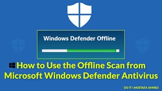 How to Make a Windows Defender Offline Scan and How to Use it [upl. by Rillis413]