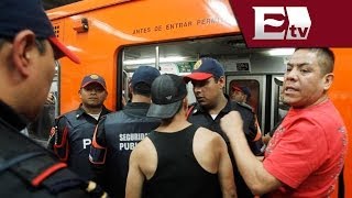 Metro sin vagoneros capacitan a elementos de la Policía Bancaria para operativos  Titulares [upl. by Onfre992]