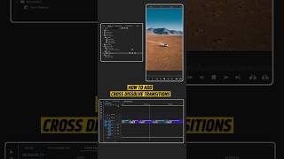 How to use cross dissolve in adobe premiere Pro  Cross Dissolve Transition  shorts [upl. by Dan853]