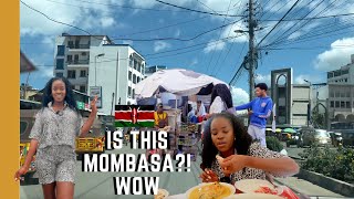 EXPLORING MOMBASA KENYA 🇰🇪 FOR THE FIRST TIME  TRYING STREET FOOD AND THE OLD TOWN [upl. by Juliet]