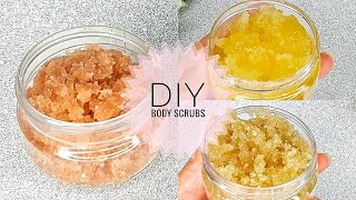 3 DIY  GOMMAGES CORPS MAISON  Body Scrubs  Realferiel [upl. by Maddy700]