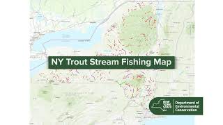 NY DECinfo Locator Trout Stream Fishing Map Layers Tutorial [upl. by Yatnoed955]