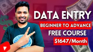 Data Entry Free Full Course for Beginner to advance Data Entry free Tutorial Data Entry Course [upl. by Keese]