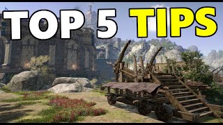 Conquerors Blade  Top 5 Tips For New Players  Beginners Guide [upl. by Clareta]