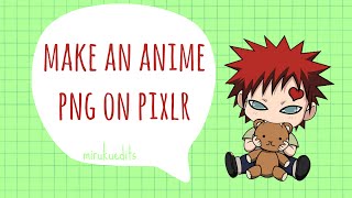 Make an Anime PNG  Pixlr ☀️ [upl. by Kat]