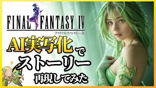 【総集編】AIでFF4のオープニングからエンディングまで再現してみた Final Fantasy 4 AI generated movie [upl. by Comyns496]