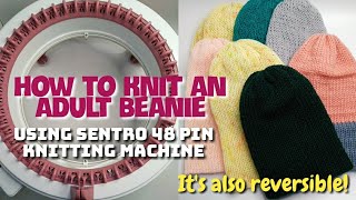 How to knit bubble stitch on sentro knitting machine [upl. by Maxantia]