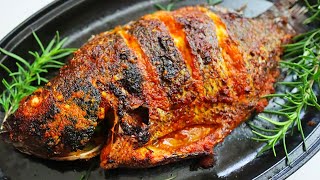 GRILLED TILAPIA FISH IN 15 MINUTES [upl. by Annahtur]