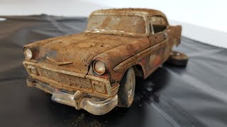 RESTORATION AND CUSTOM BEL AIR 1956 MODEL CAR [upl. by Yttel]