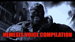 Resident Evil  Nemesis Voice Compilation [upl. by Susana]