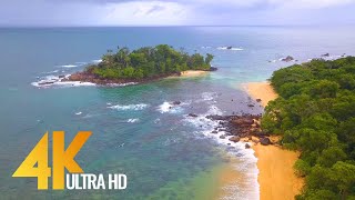 Birds Eye View of Madagascar Island  4K Ambient Drone Film with Calming Music [upl. by Eignat664]