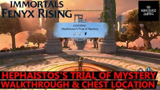 Immortals Fenyx Rising Hephaistos Trial of Mystery Walkthrough amp Chest Location  A New God DLC [upl. by Aneetsyrk813]