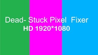 How to fix Dead pixel Stuck Pixel LCD Full HD 19201080 [upl. by Morentz]