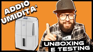 Deumidificatore De Longhi DDS20 UNBOXING e TESTING [upl. by Enrobso666]