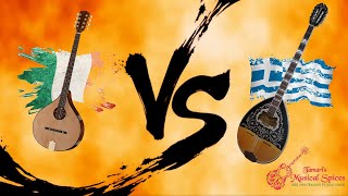 Greek Bouzouki vs Irish Bouzouki [upl. by Kindig]