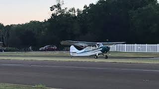 Aeronca Champ Takeoff and Landing Demonstration [upl. by Husain]