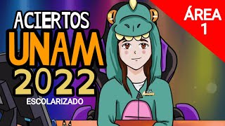 UNAM 2022⚡¿Cuántos aciertos necesito ÁREA 1 [upl. by Atsirhcal77]