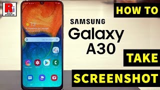 How To Take Screenshot In Samsung Galaxy A30 2 Ways [upl. by Aisayn225]